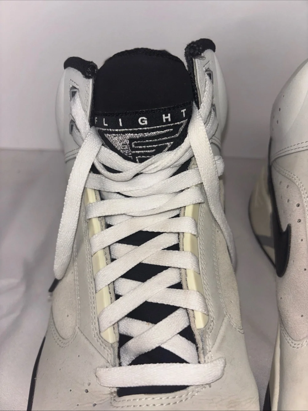 Size 15 Nike Men’s Gray and Black High-Top Sneakers